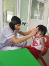 Trường mầm non Kim Đồng tổ chức khám sức khỏe cho học sinh toàn trường năm học 2019 - 2020