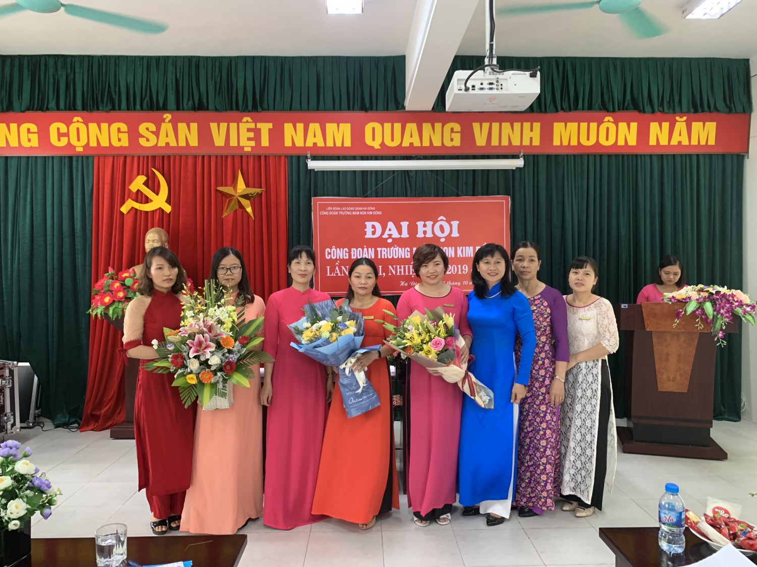 Đại hội Công đoàn cơ sở Trường mầm non Kim Đồng khóa I, nhiệm kỳ 2019 - 2024