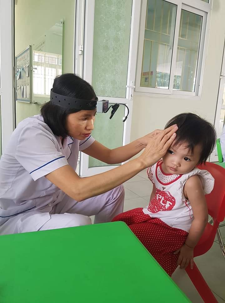 Trường mầm non Kim Đồng tổ chức khám sức khỏe cho học sinh toàn trường năm học 2019 - 2020