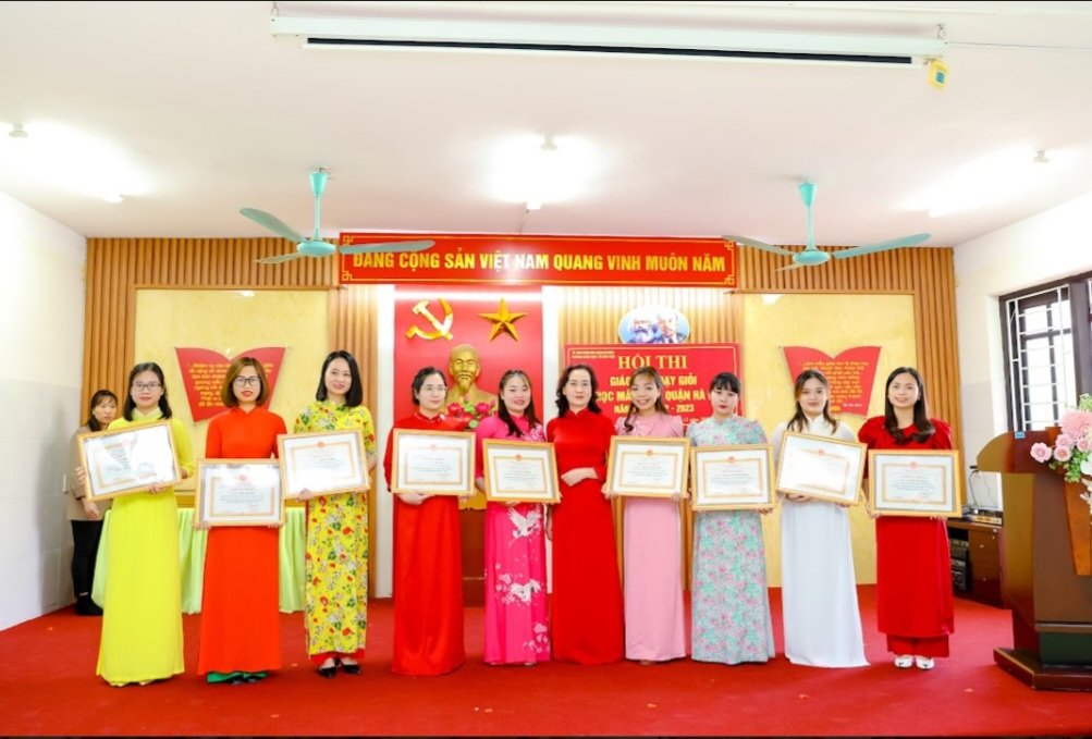 Hội thi giáo viên dạy giỏi cấp học mầm non quận Hà Đông năm học 2022-2023