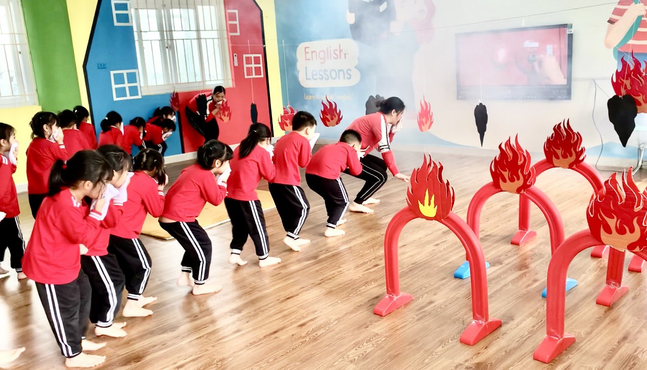 Chuyên đề hoạt động giáo dục kiến thức, kỹ năng “Phòng cháy, chữa cháy” cho trẻ trường MN Kim Đồng